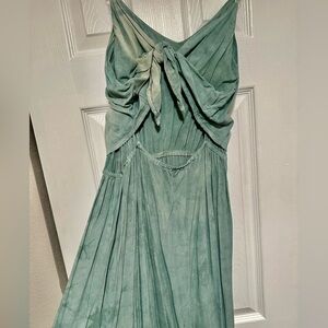 Lulus Tie Dye Strapless Dress